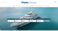 Desktop Screenshot of charteranddreams.com
